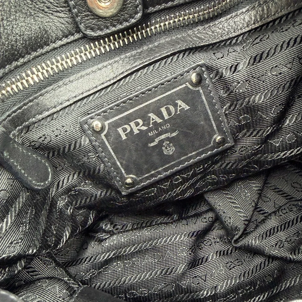 PRADA shiny calfskin hobo - Picture 13 of 13